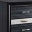 Black Nightstand With 3 Drawers For Bedroom - Functional Storage Unit Versatile And Furniture