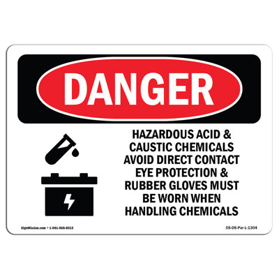 Panneau de danger OSHA