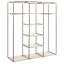 Armoire avec compartiments et tringles 59,1 po x 17,7 po x 68,9 po-1834939681