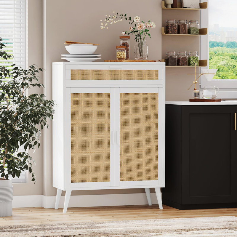 Armoire d'appoint Lauressa, Blanc