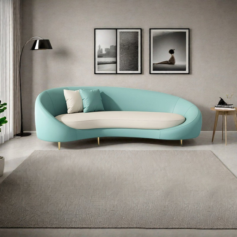 Fauteuil inclinable en éponge de luxe léger, Vert menthe, Orienté à gauche (vu de face)