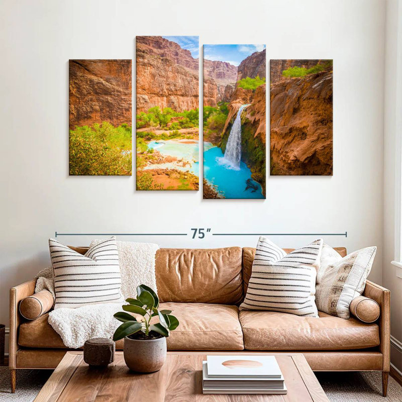 Alvord surplombant la cascade de Havasu, H 42 po x l 68 po