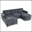 Canapé modulaire en U avec repose-pieds courbé et repose-pieds avec rangement-1587703949