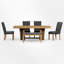 Ensemble de salle à manger extensible 6 pièces-1451511170-1451511171