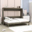 Grand lit escamotable avec coiffeuse et système de levage hydraulique-1238725856