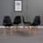Eiffel Dining Chair With Natural Base-1923489074
