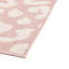Tapis intérieur / extérieur en polypropylène tissé à la machine rose / beige-542033103