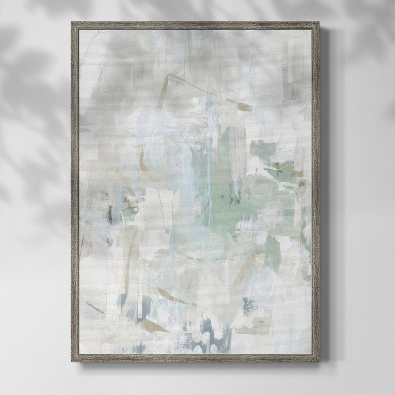 Impasto Poem II, reproduction encadrée - bois massif, H 15 po x l 12 po