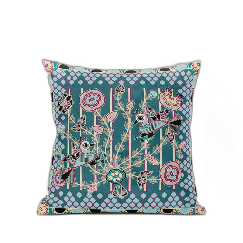 Coussin 18 po x 18 po, Vert foncé