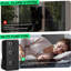 Coffre-fort pour maison très grand de 8,0 pieds cubes avec triple porte, coffre-fort numérique avec fente de dépôt, crochet pour clés et tablette réglable, coffres-forts avec clavier rétroéclairé et alarme double pour la maison