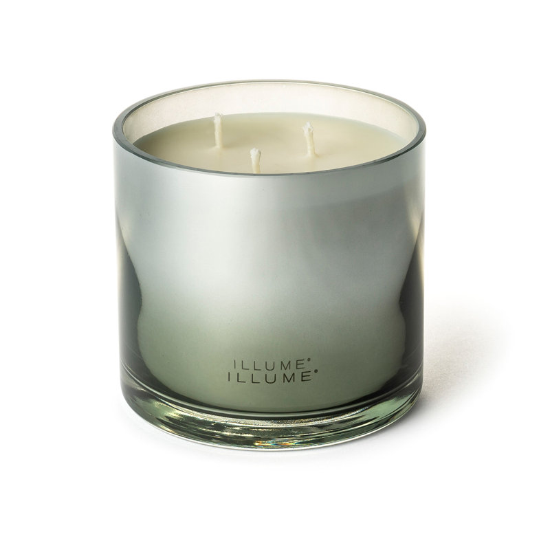 Beautifully Done Essentials Fresh Sea Salt Statement Glass Scented Candle, Statement Glass