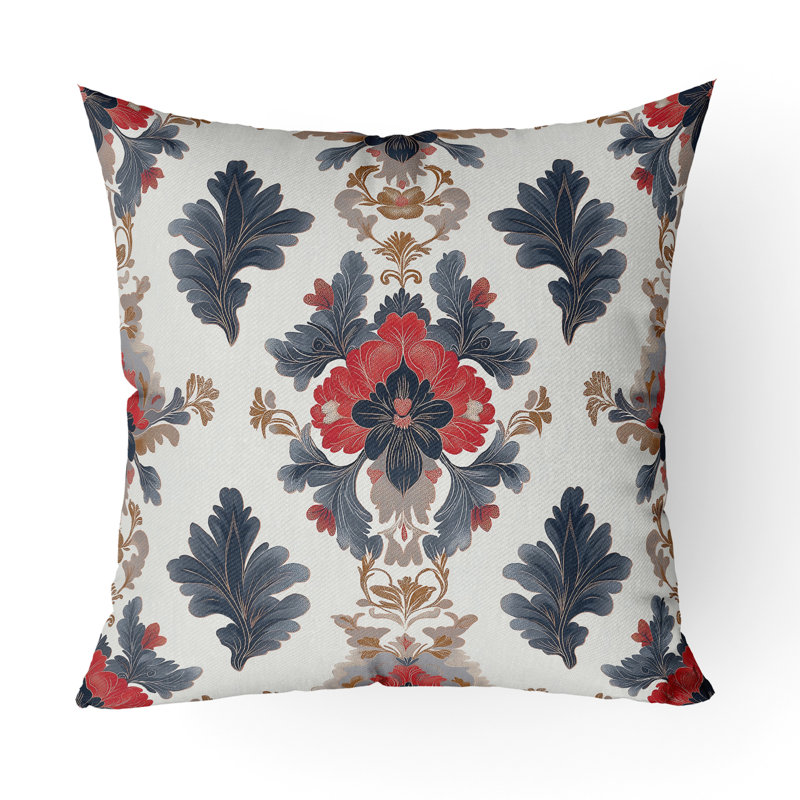 Toucher intérieur/extérieur traditionnel 26x26, Carré 26 po, Crème / argenté