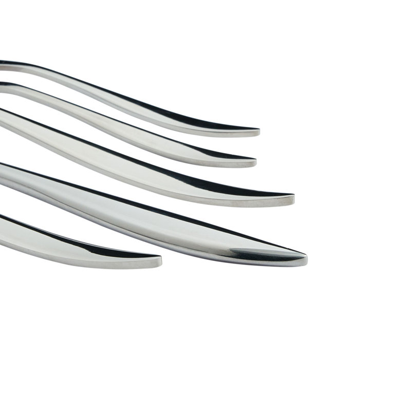 30 Piece Cutlery Set FARFALLE Black, Silver