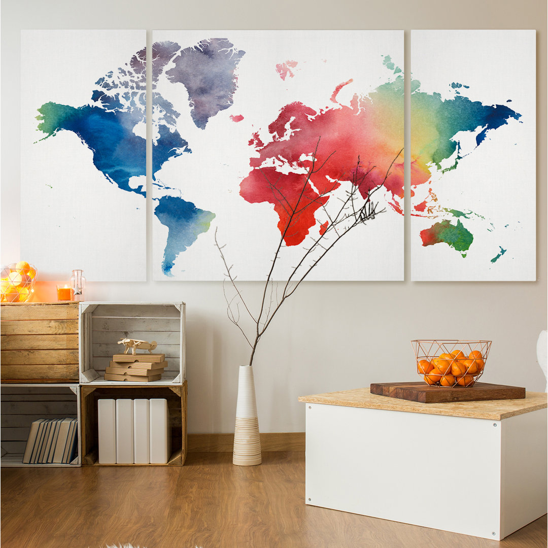 " Rainbow World " 3 - Pieces World Menagerie 