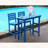 HDPE Bar Height Adirondack Stool