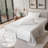 Romantic Lace Ruffle Queen Sheet Set