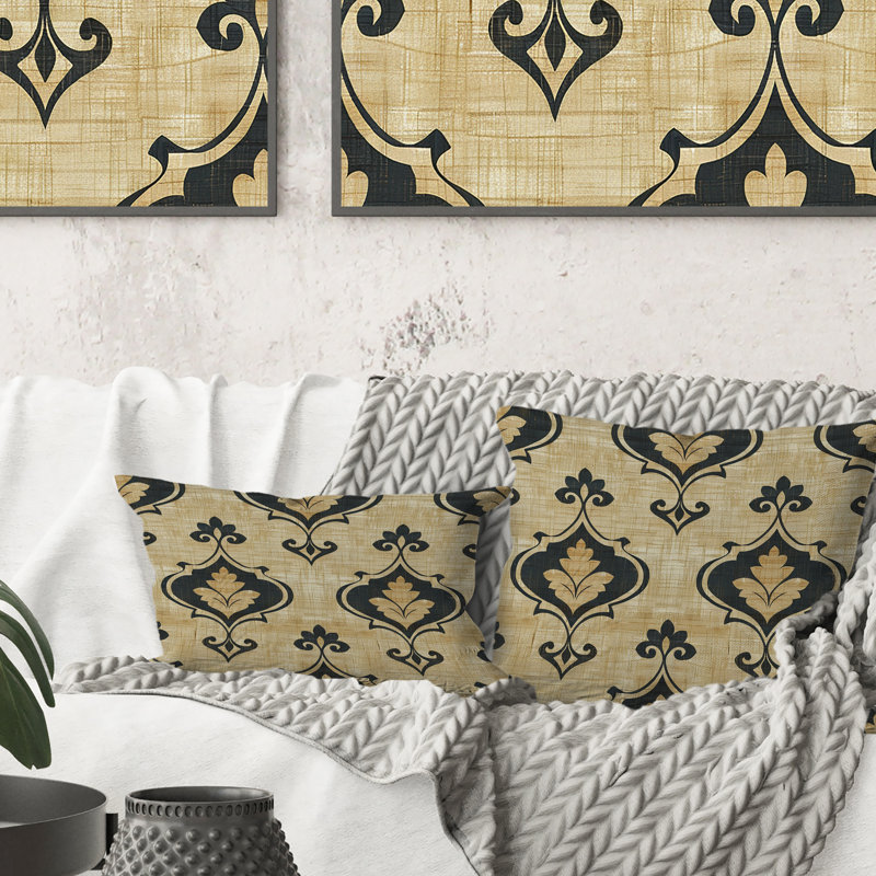 Coussin lombaire Glamour Quatrefoil I - Glam