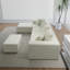 Canapé modulaire beige, 4 sièges dont 2 pour le salon, méridienne surdimensionnée Cloud Couch, nouvelle mousse, - États-Unis, velours standard 100 par velours, animal de compagnie, rétractable, lavable à la machine, couches en mousse teintée, coffre-fort brossé-38324995