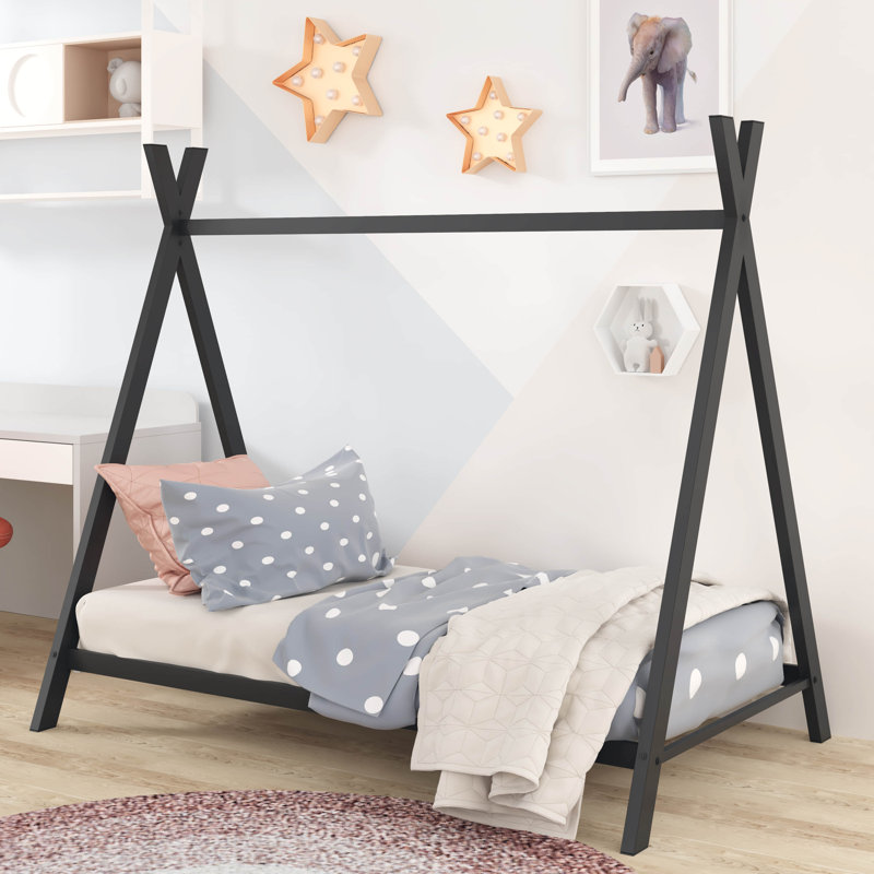 Obaseki Twin Bed, Black