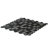Eterna Hex 1" x 1" Black Honeycomb Glass Mosaic Floor and Wall Tile-108486541
