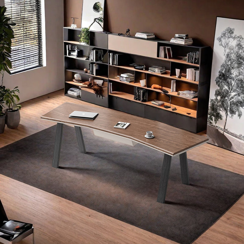 Bureau à forme libre Maksimas, H 29,53 po x l 62,99 po x P 27,56 po