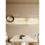 Luminaire suspendu en métal crème style drapé-894404631