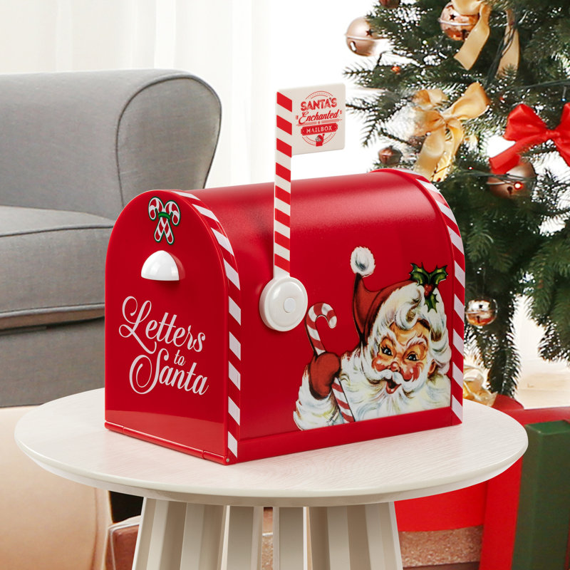 Magic of Christmas 10 in. Santa's Enchanted Mailbox