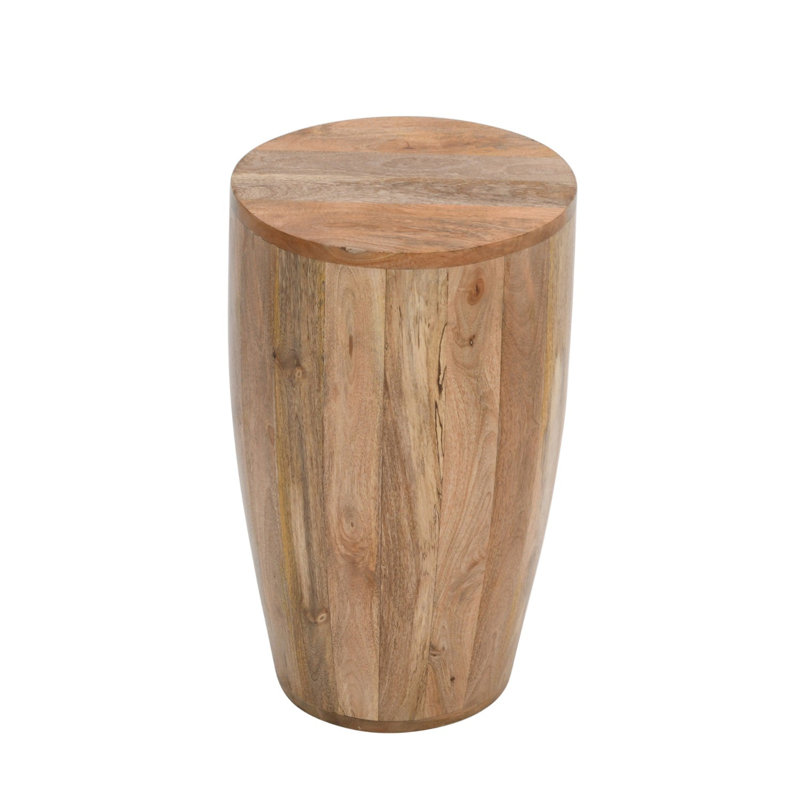Fairlight Solid Wood Block End Table