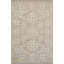 Gray Hand-Knotted Wool Rosette Medallions Geometric Modern Contemporary Carpet Rug-1500034657
