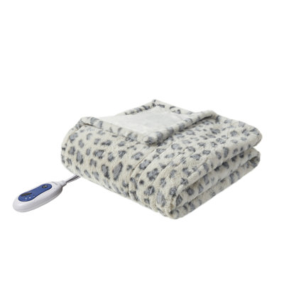 Jeté en fausse fourrure surdimensionné Beautyrest Zuri