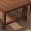 Nut-brown Rectangular Solid Wood desk-135182354
