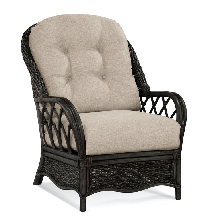 Chaise avec accoudoirs en rotin Everglade