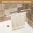 44"48" W X 72" H Chrome Aluminum Frame Double Sliding Shower Door, 1/4" (6Mm) Clear Tempered Glass With Explosionproof Film, Dual Stainless Steel Handles-124947199