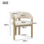 Boucle Upholstered Armchair in Beige-741682840-750175614
