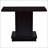 Fiona Cappuccino Engineered Wood Pedestal Console Table, A Sturdy And Stylish Addition For Any Interior Space.