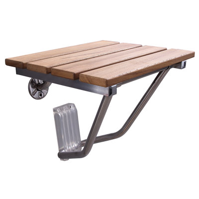 Chaise de douche murale 15 po