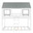 Prudenville Kids Twin Over Twin Bunk Bed-94925641
