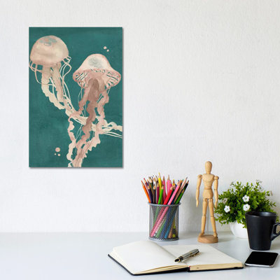 Jellyfish Dance I by Grace Popp - Wrapped Canvas Painting