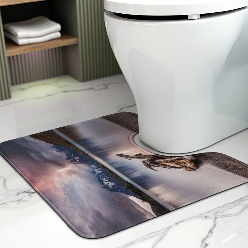 Tapis de salle de bain numérique en U 20 po Redwood