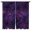 Rideaux de fenêtre mauve à motif abstrait texturé et obscurcissant - 2 panneaux