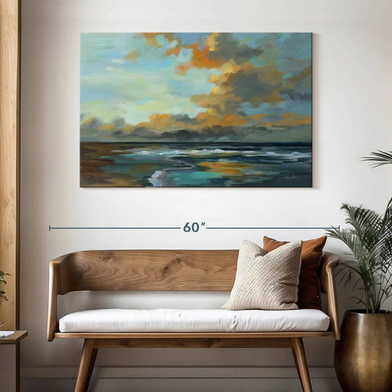 Coucher de soleil Gillard Oceanside, H 32 po x l 48 po