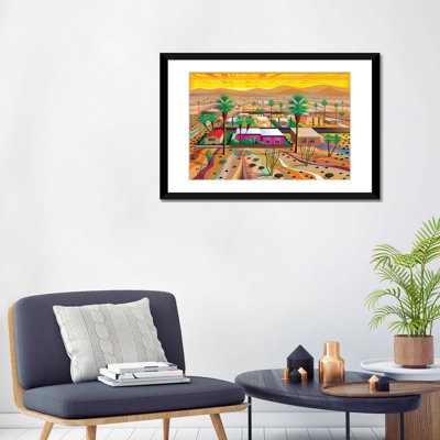 «Twentynine Palms» par Charles Harker, reproduction sur toile tendue sur châssis