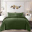 Aspire Homeware 4 Piece Hotel Quality Striped Duvet Bedding Set with Pillowcases and Fitted Sheet for Luxury Bedding Comfort-119236692-119236704