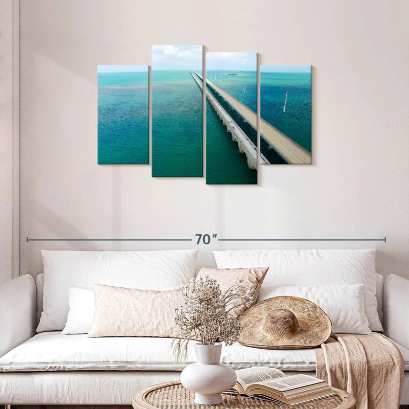 Seven Mile Bridge Florida, H 27 po x l 43 po