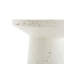 Table d'appoint d'extérieur H 24 po MGO Terrazzo, blanc