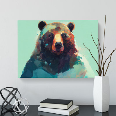 Bear Vol.5 Abstract - Wrapped Canvas
