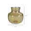 Vase de table en verre Cerjio