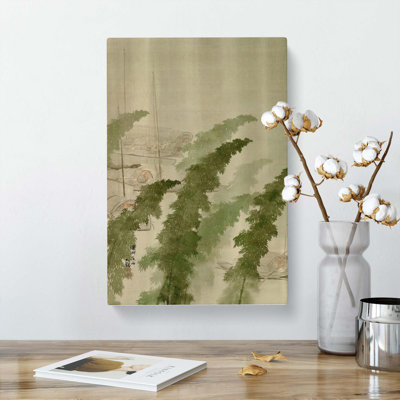 Night Rain by Yokoyama Taikan - Wrapped Canvas