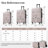 Durable Lightweight Hardside Luggage Set With Spinner Wheels, Locks, And Multiple Sizes For Versatile Travel Needs.