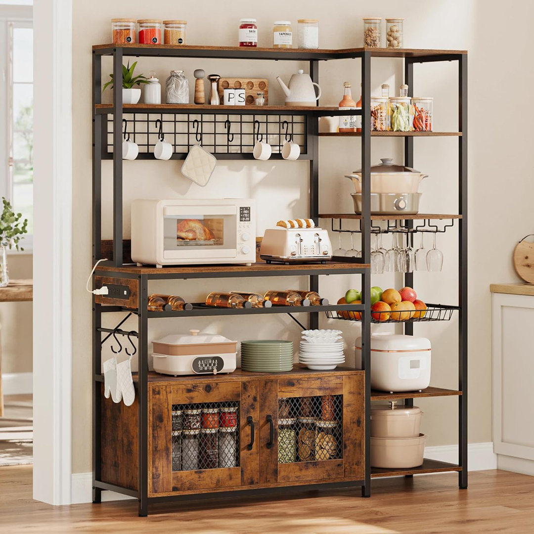 Emeri 47.2'' Metal Baker's Rack with Microwave Compatibility 17 Stories 